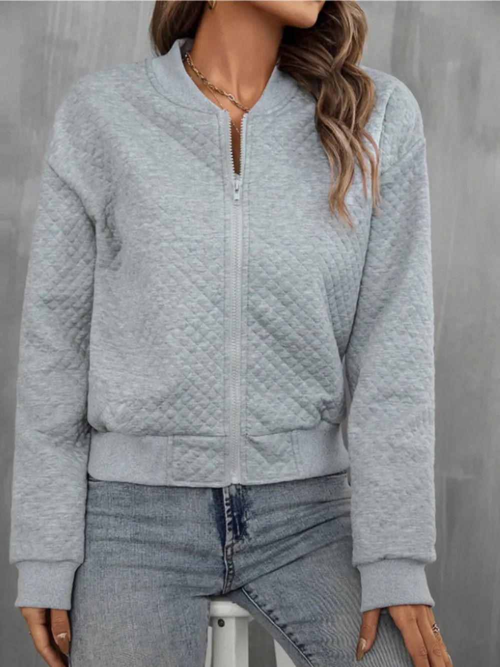 Zip Up Long Sleeve Jacket, image 14