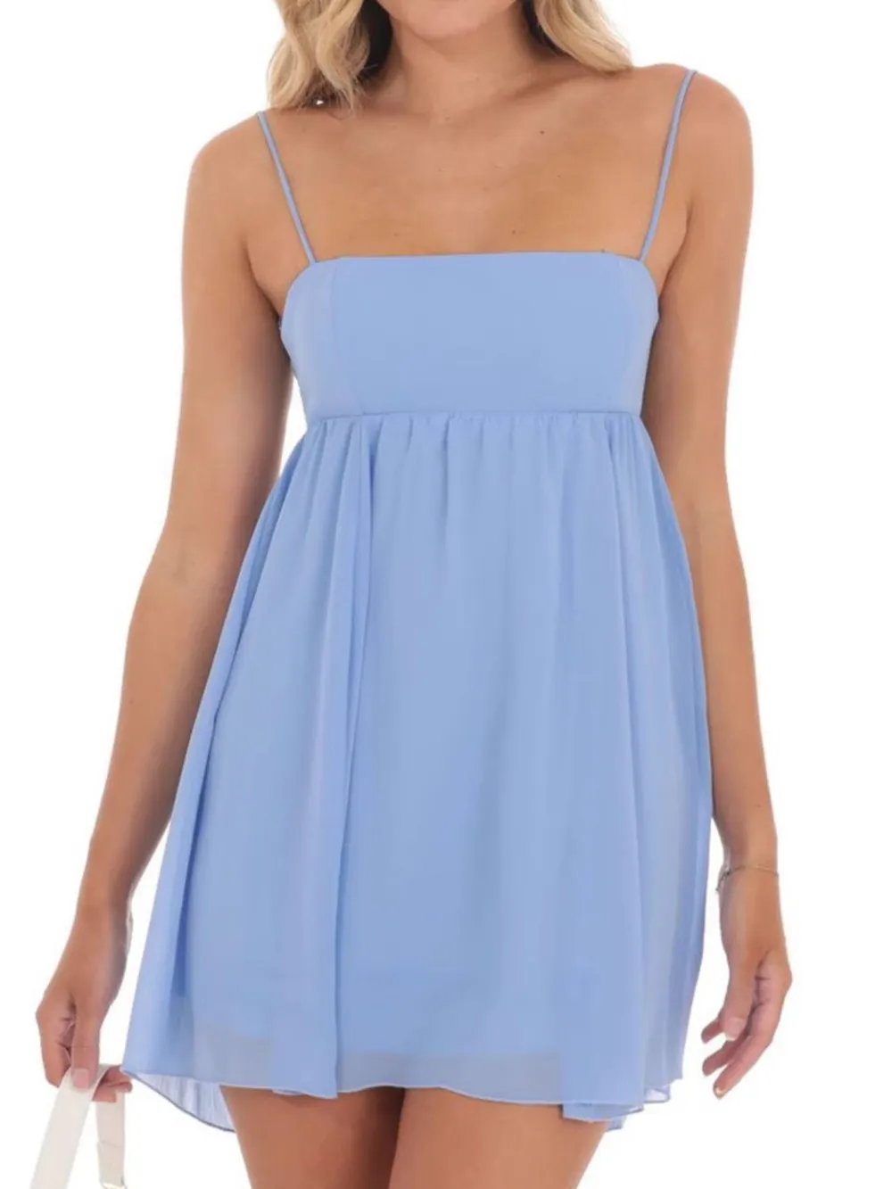 Tie Back Spaghetti Strap Mini Dress, image 17