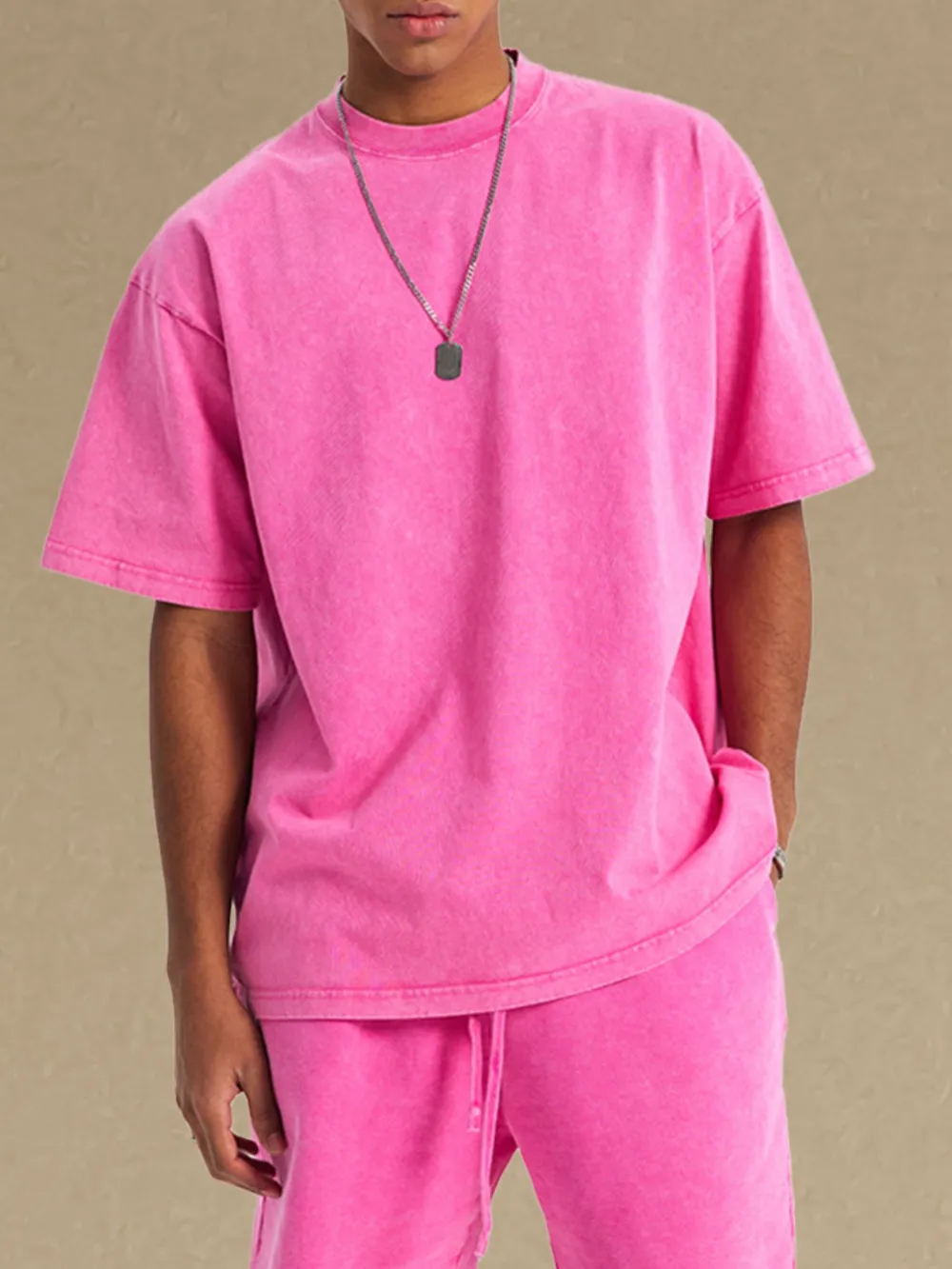 Men's Vintage Washed Oversized T-Shirt, image 5