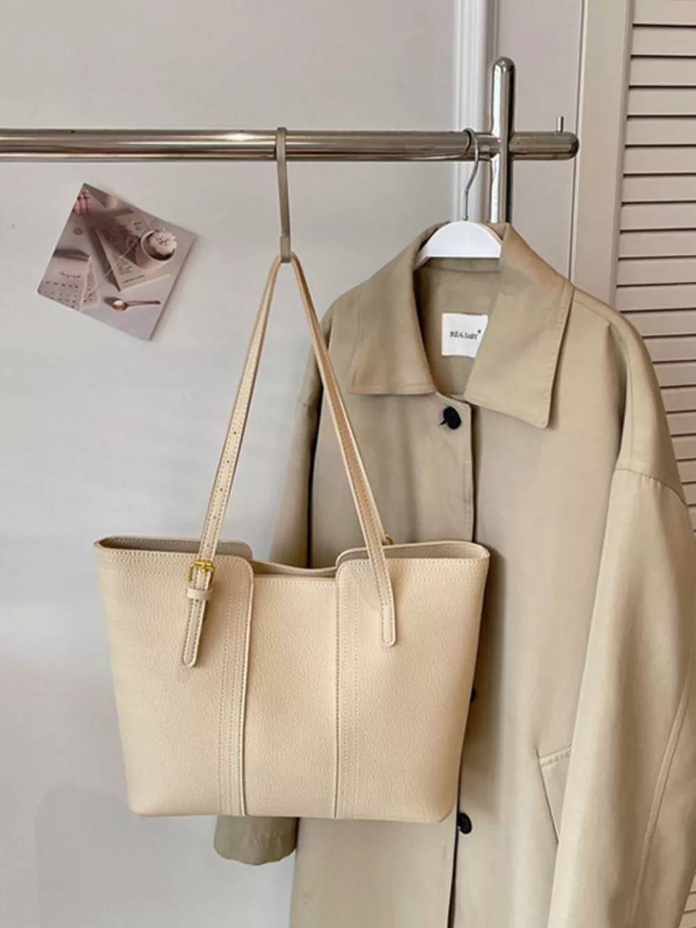 PU Leather Tote Bag, image 2
