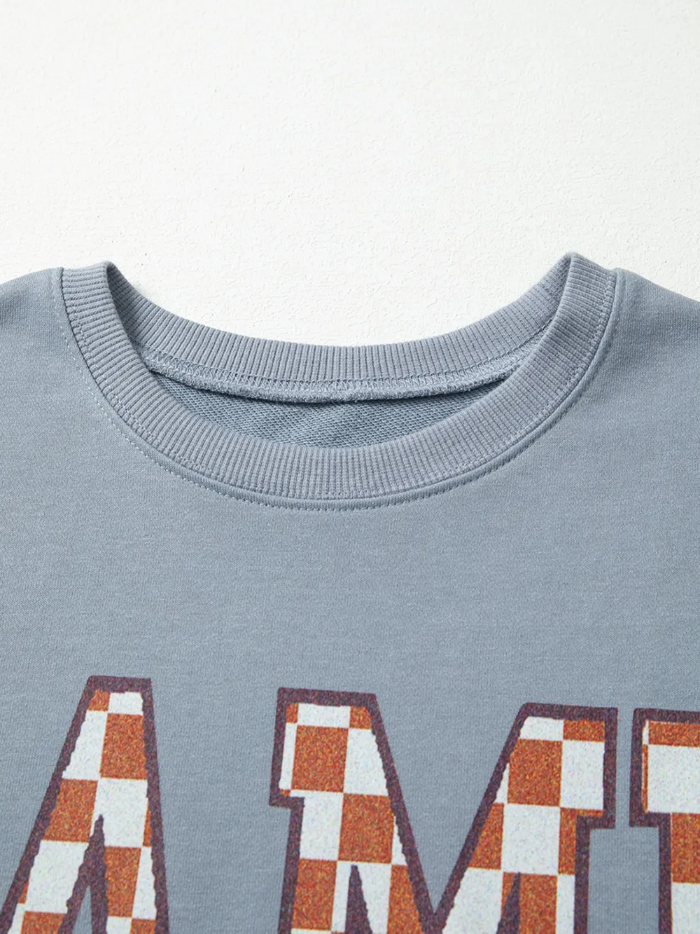 Game Day Checkered Oversized Sweatshirt, image 4