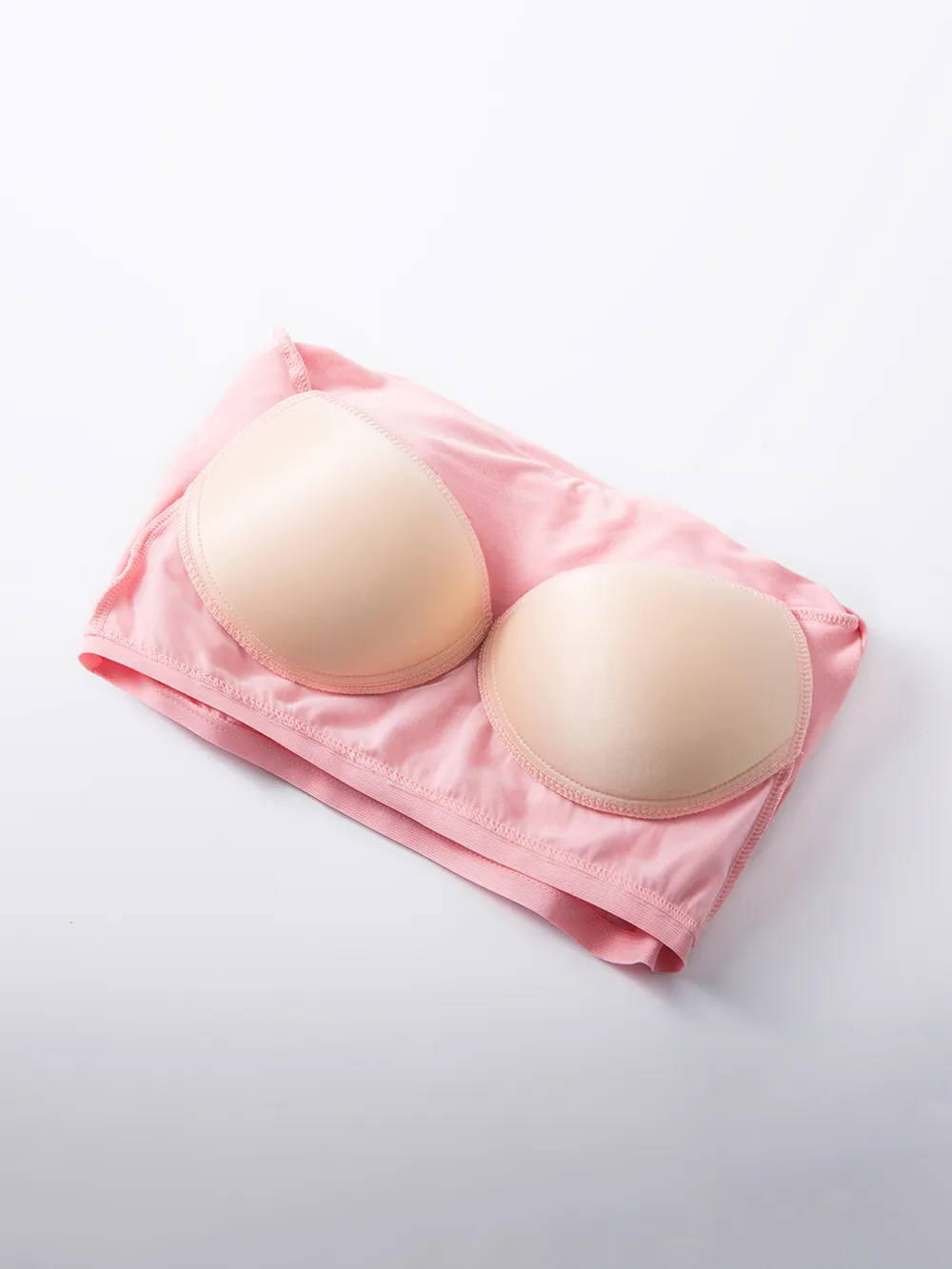 Round Neck Short Sleeve T-Shirt with Bra, image 5