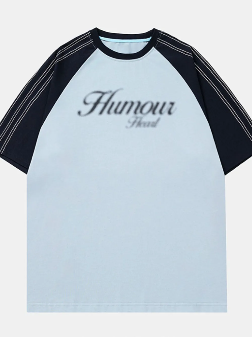 Men‘s Letter Round Neck Half Sleeve T-Shirt, image 5