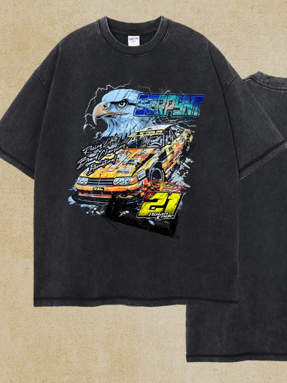 Men's Graphic Round Neck Half Sleeve T-Shirt, image 5