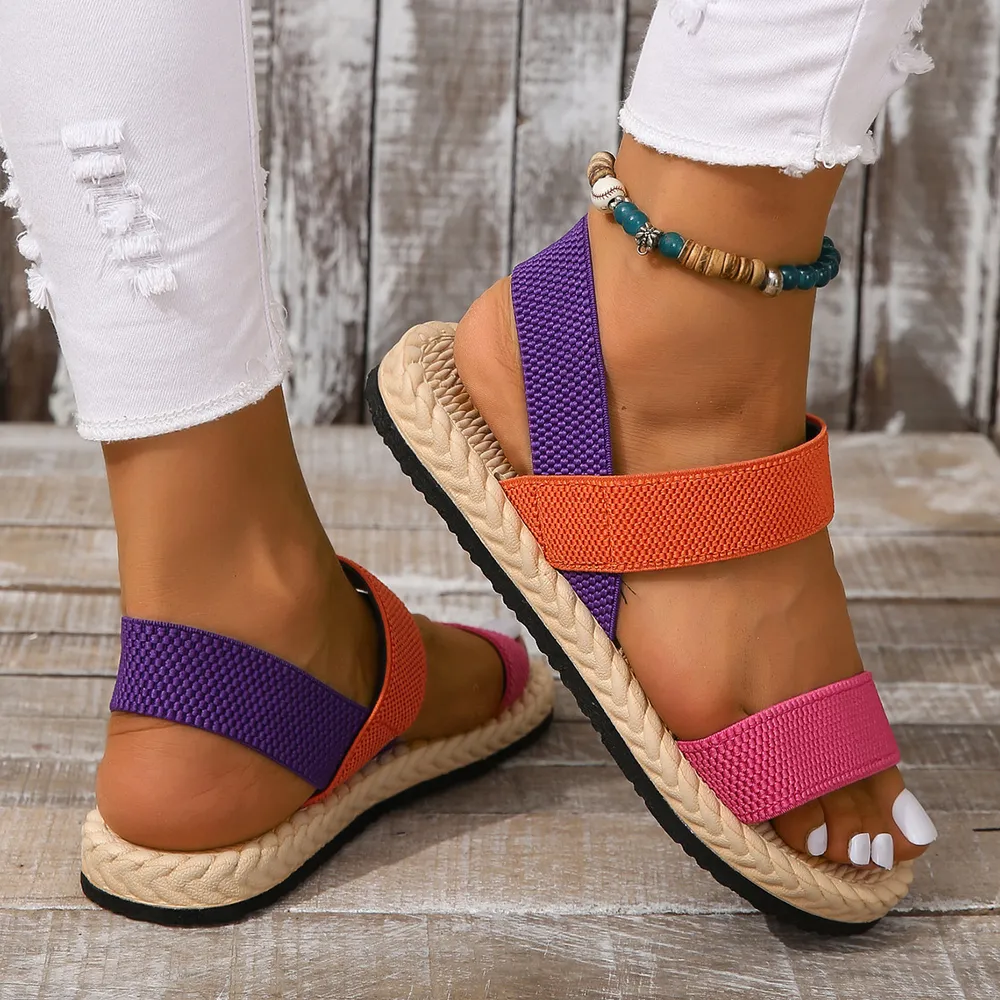 Open Toe Flat Sandals, image 10