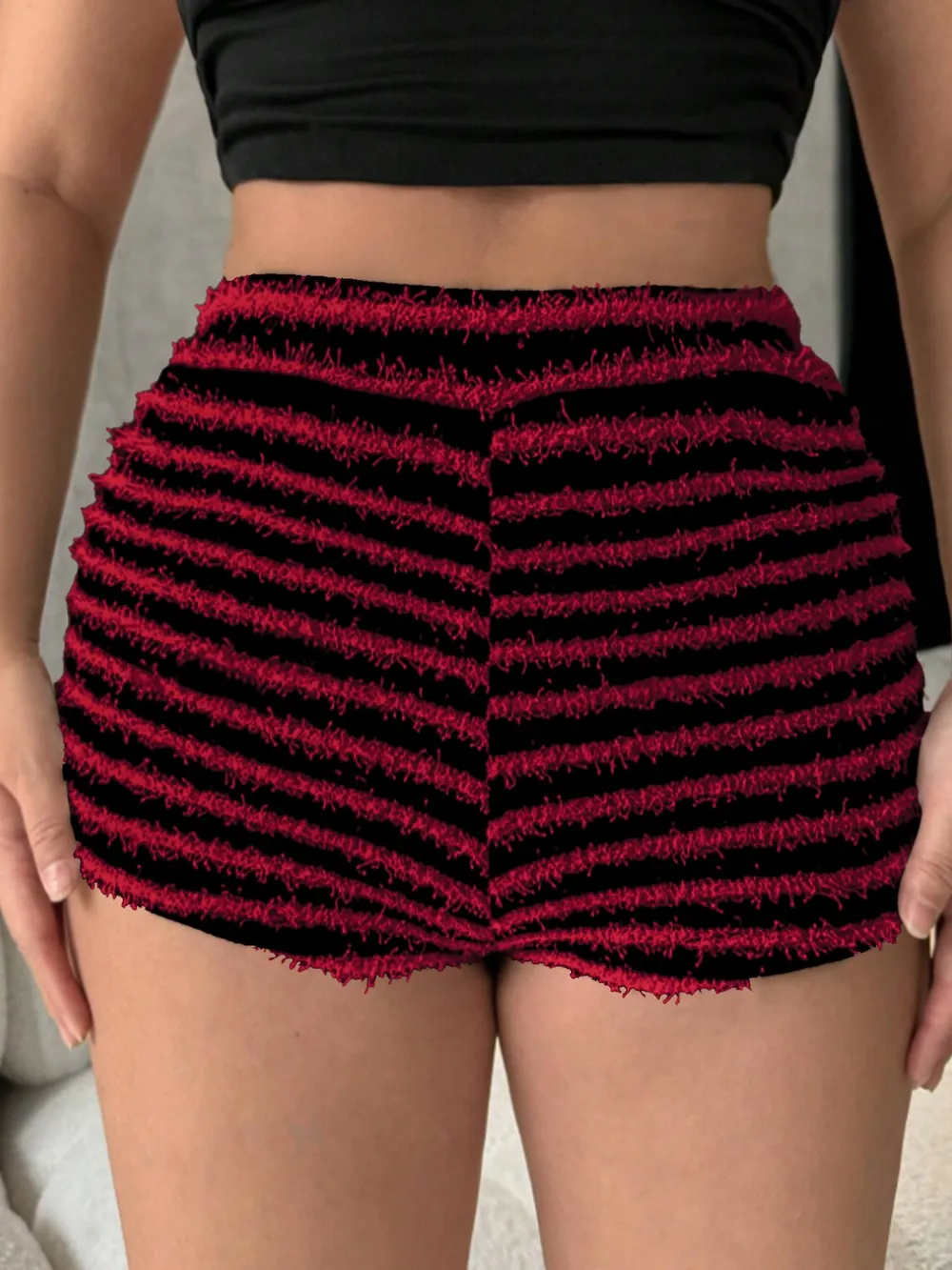 Striped High Waist Shorts, image 6