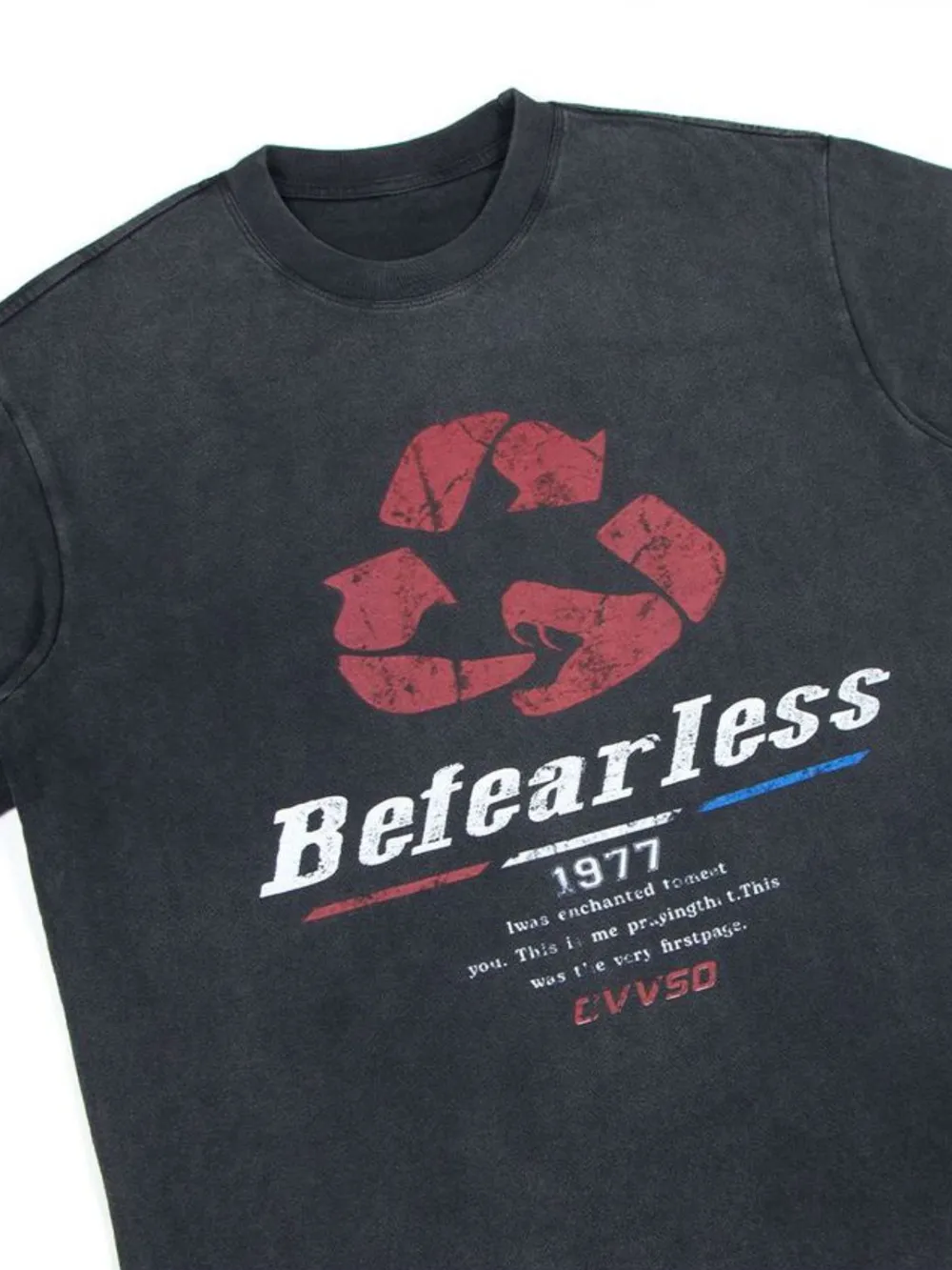 Men's Befearless Graphic Shost Sleeve T-Shirt, image 3