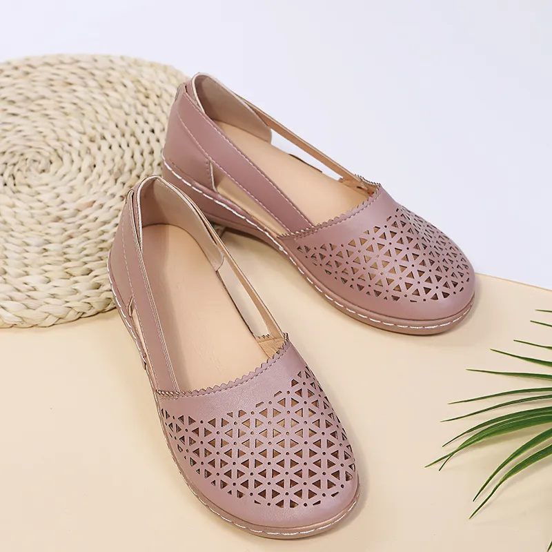 Cutout Round Toe Slip-Ons, image 18