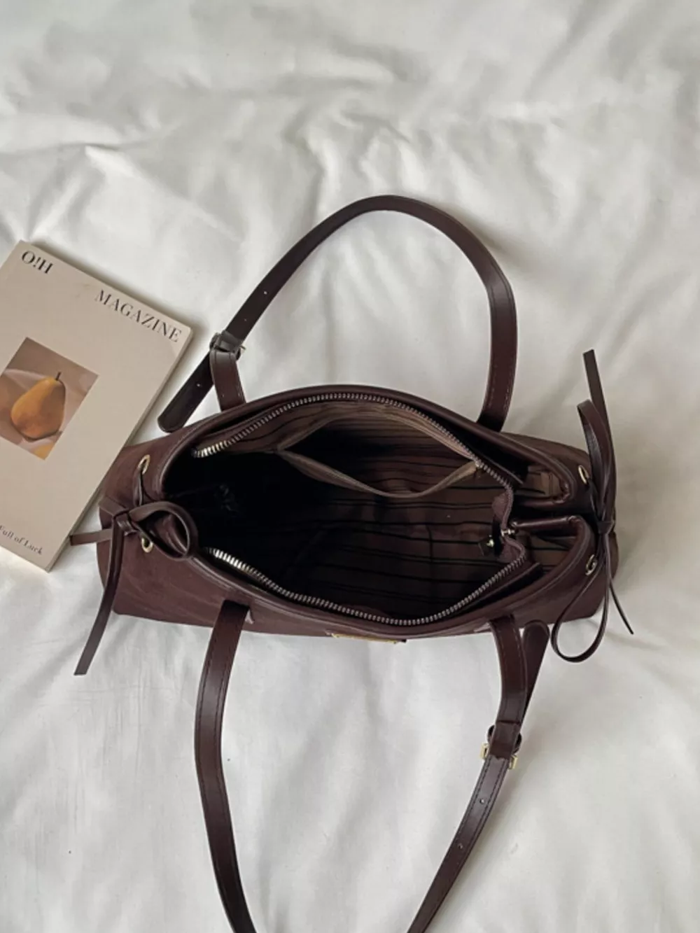 Side Tied Shoulder Bag, image 6