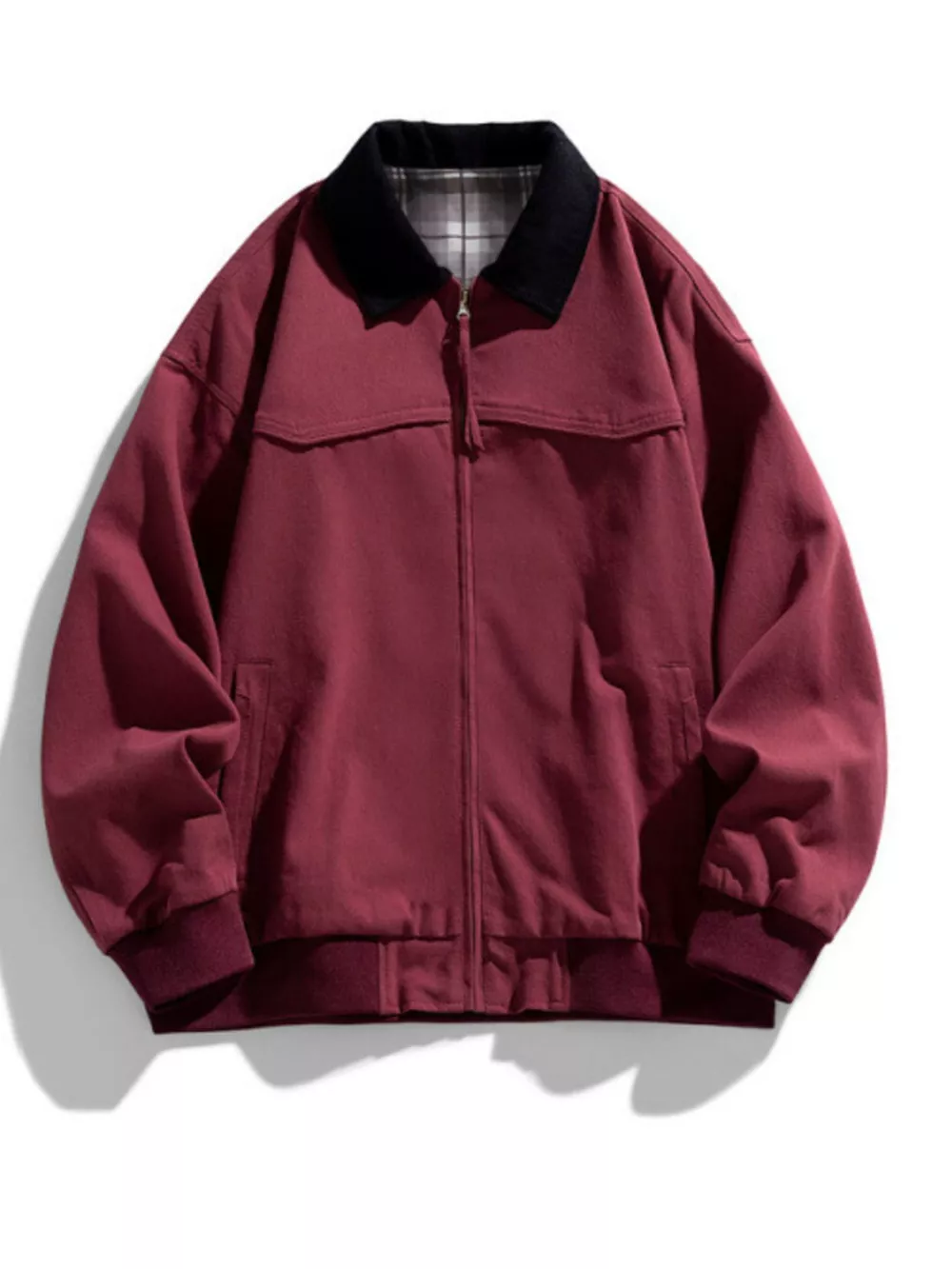 Men's Full Size Zip Up Long Sleeve Jacket Plus Size, image 4