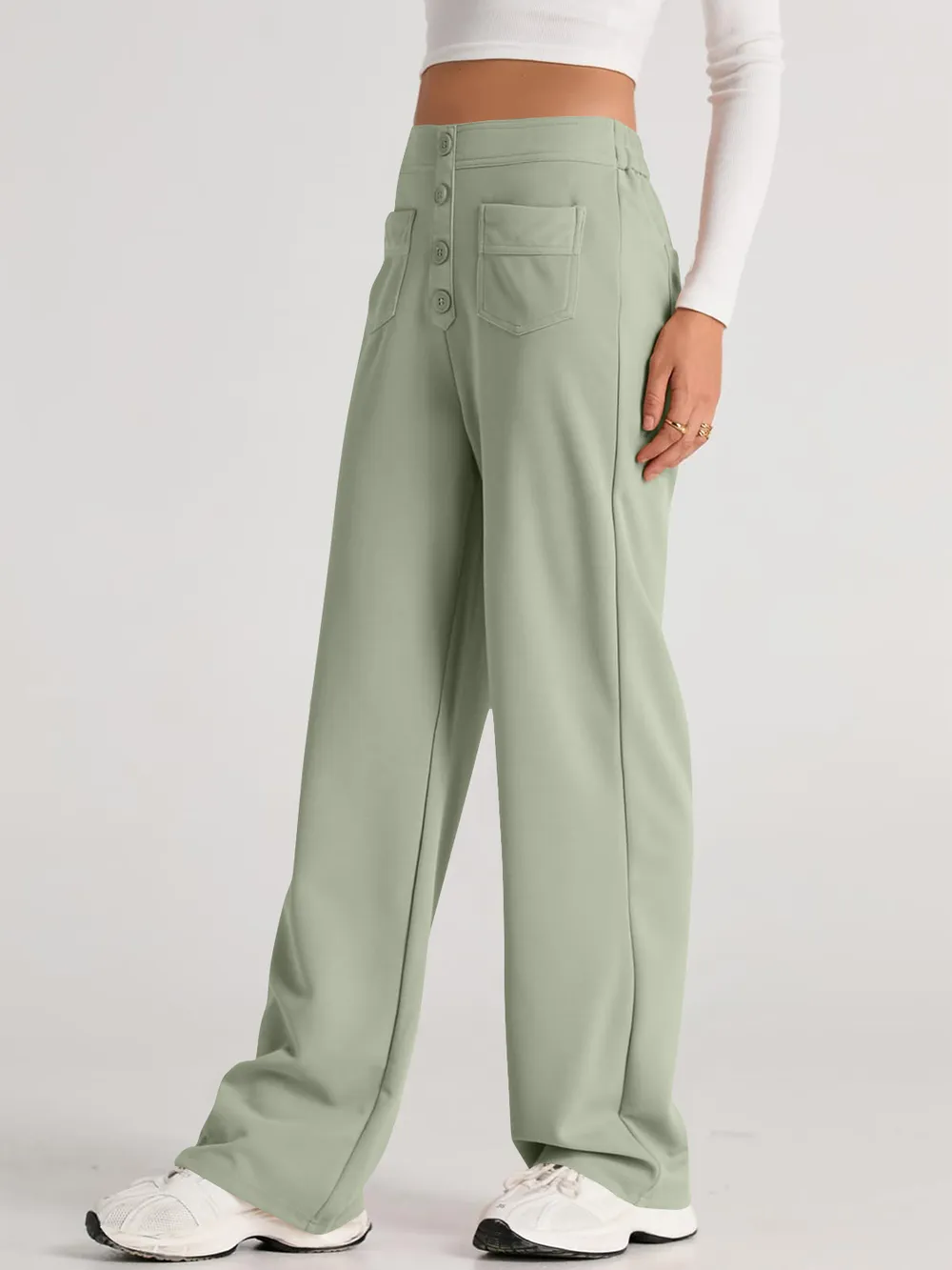 High Waist Wide Leg Pants, image 14