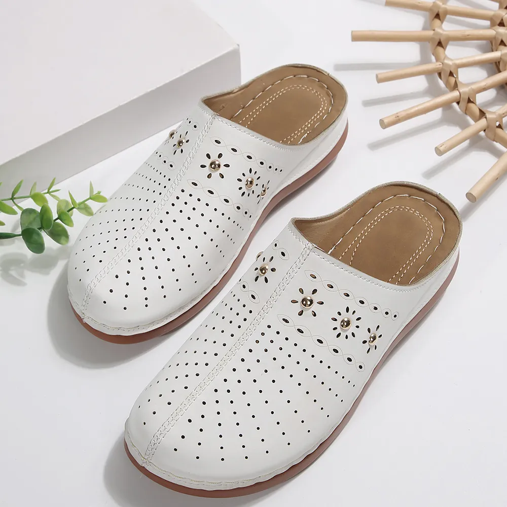 Round Toe Wedge Sandals, image 7