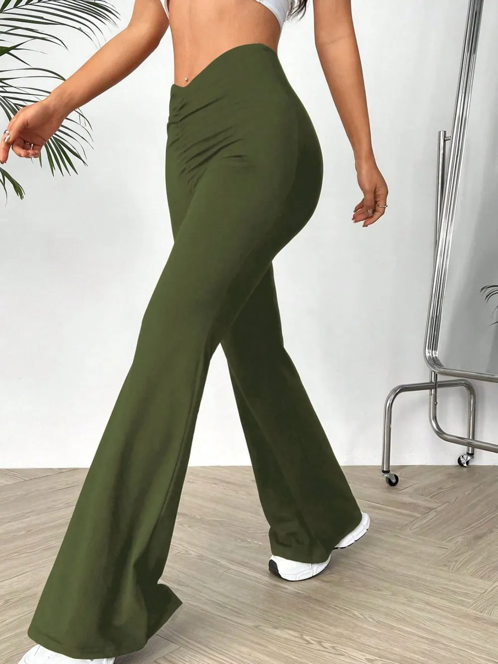 High Waisted Flare Pants, image 5