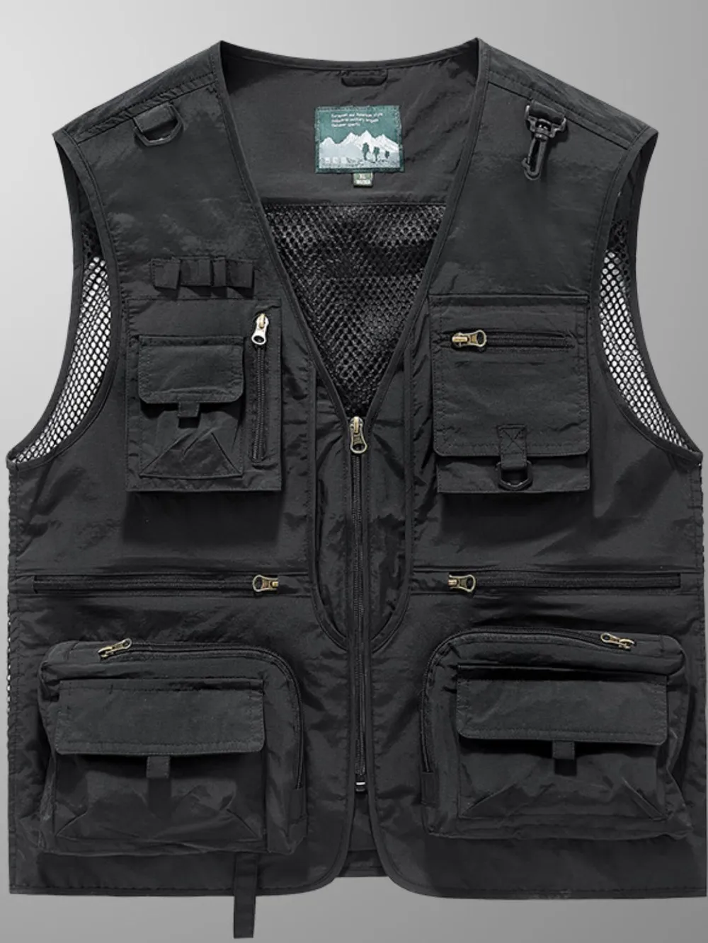 Men's Full Size Zip Up Vest Plus Size, image 3