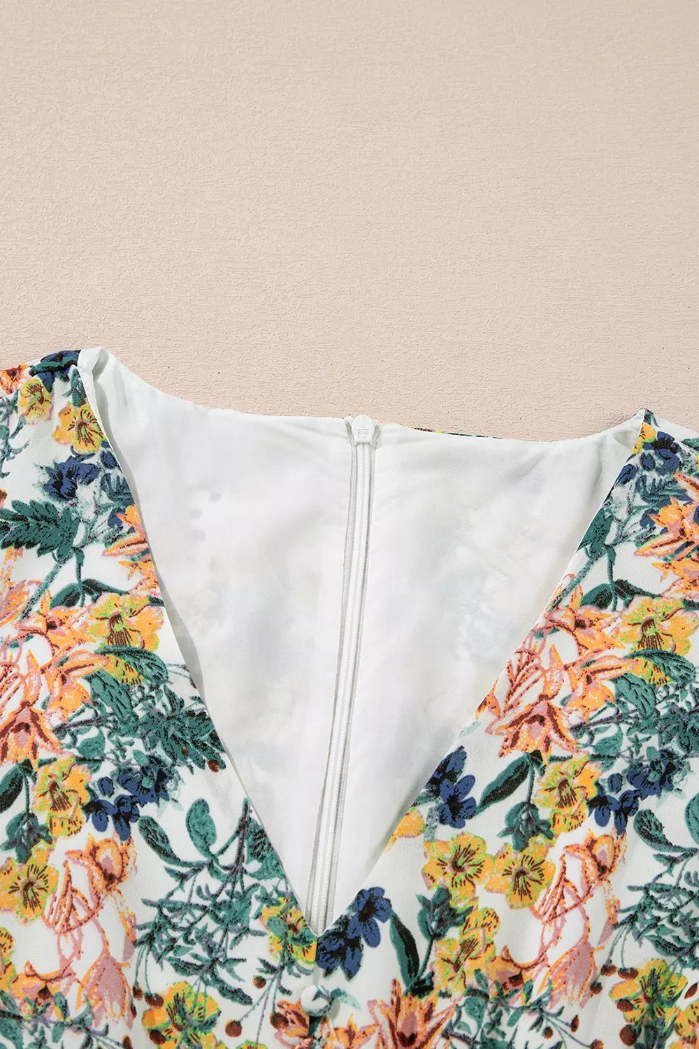 Floral Print Ruffle Hem Mini Dress, image 5