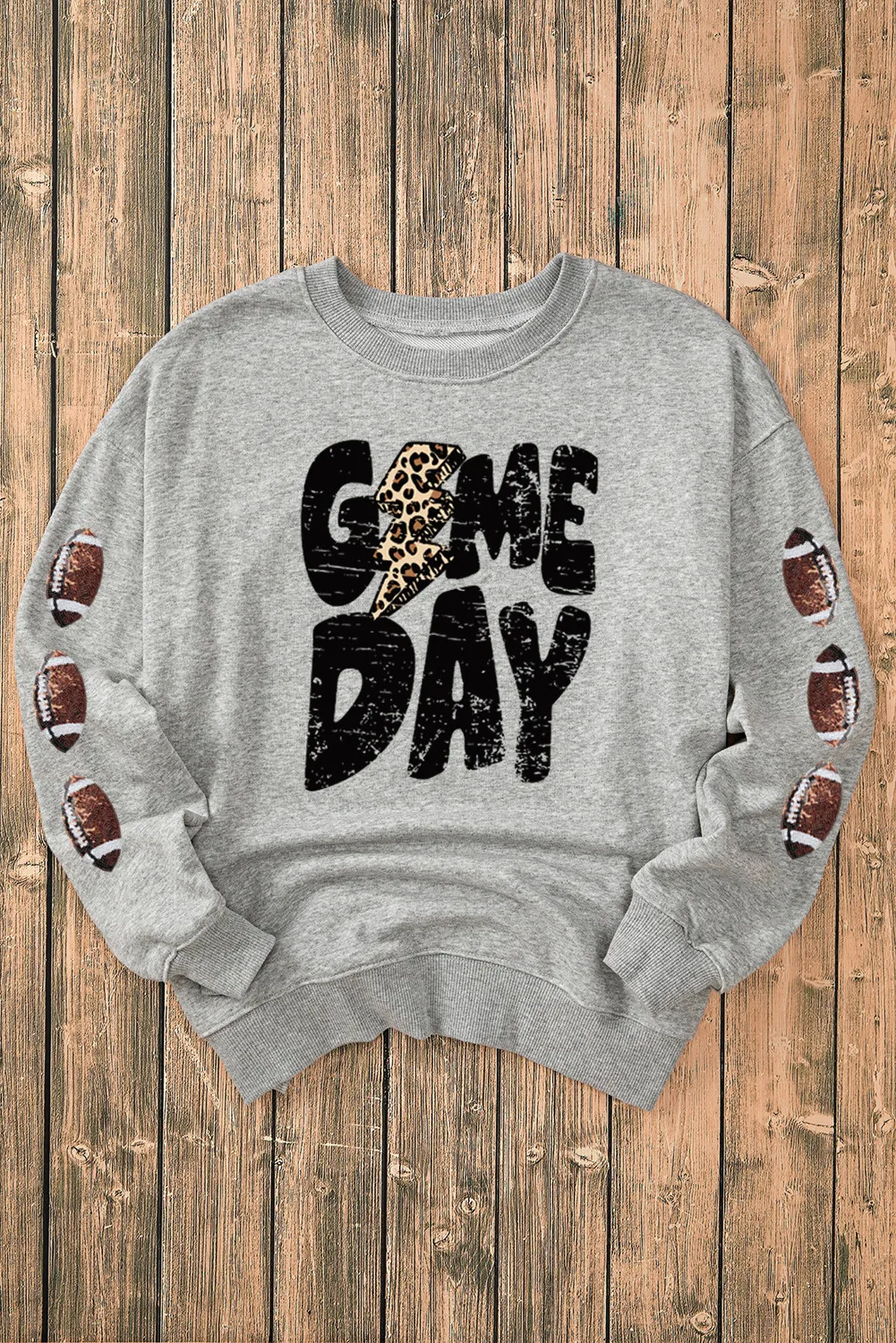GAME DAY Football Long Sleeve Sweatshirt, image 3
