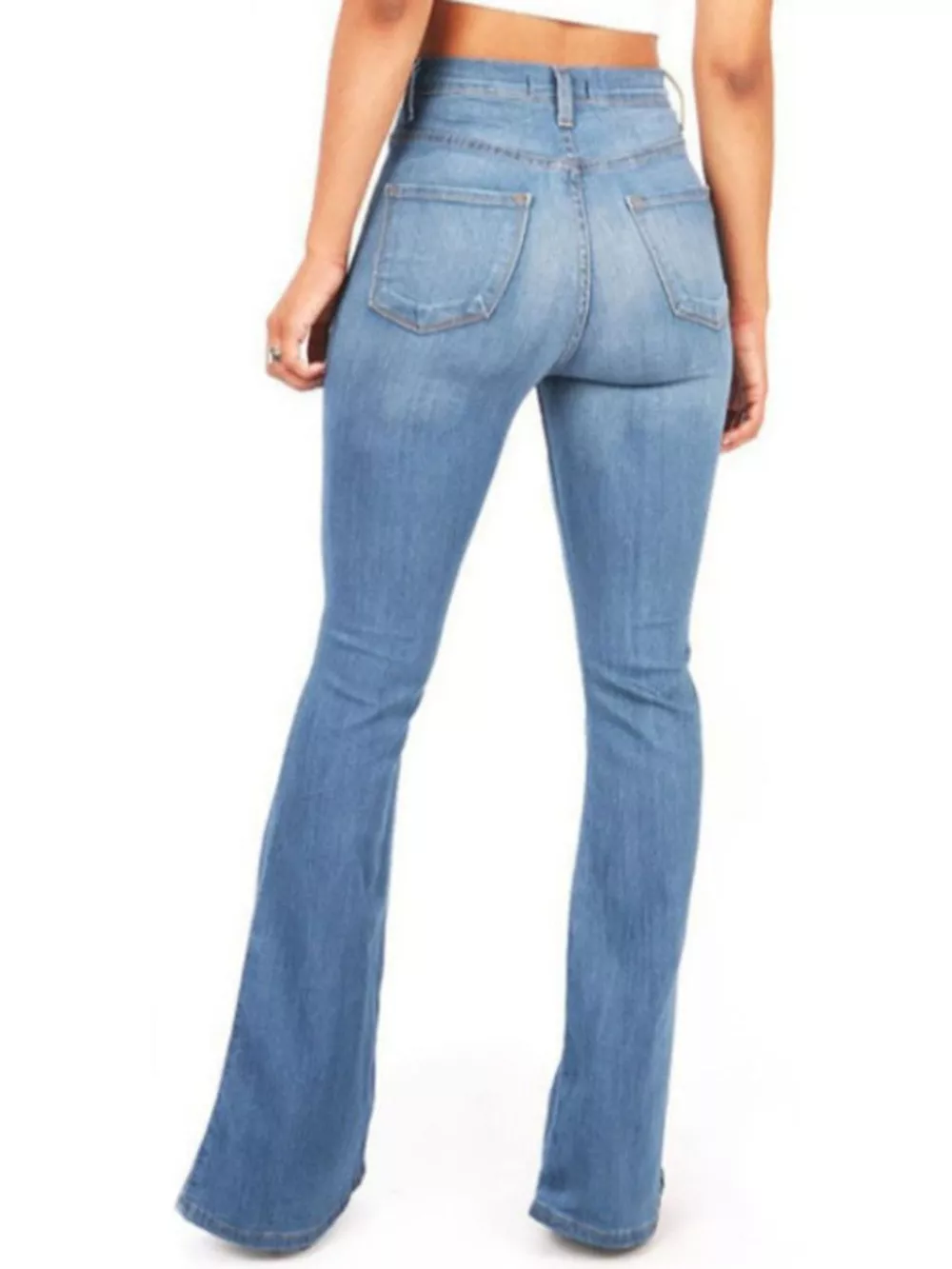 Full Size High-Waisted Bootcut Jeans Plus Size, image 3