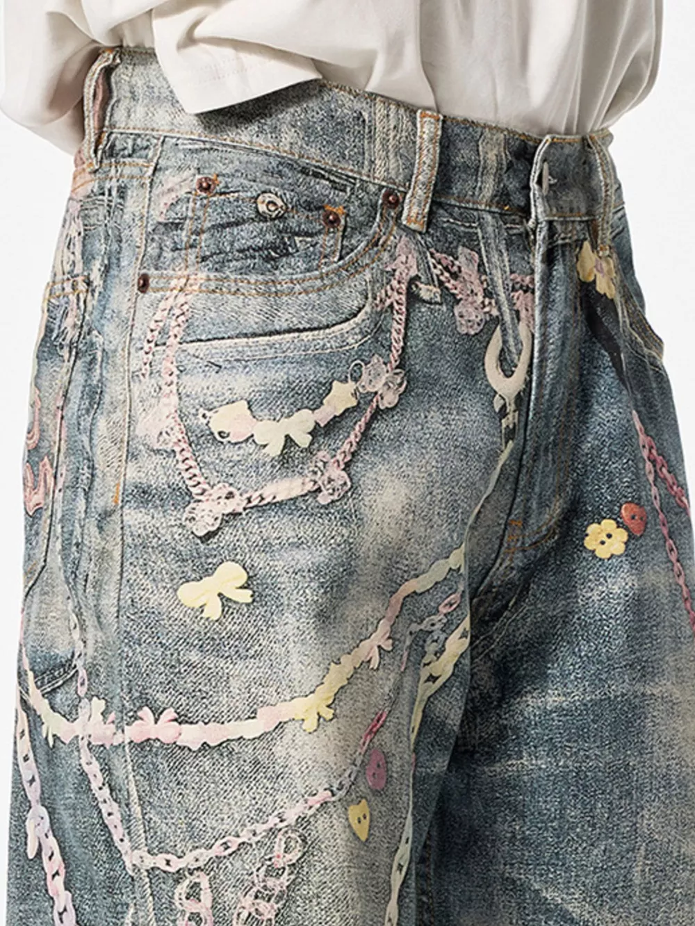 Men's Wide Leg Jeans, image 3