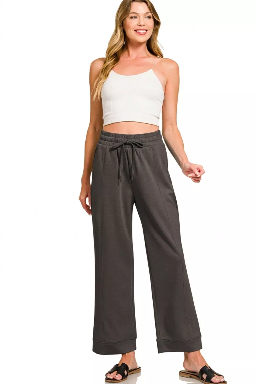 Scuba Drawstring Pants, image 2