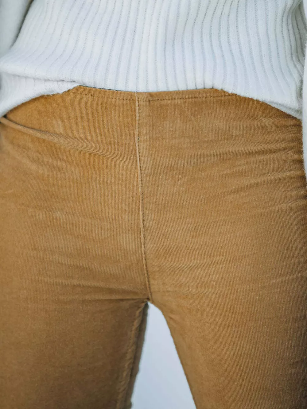 Full Size Corduroy Flare Pants Plus Size, image 20