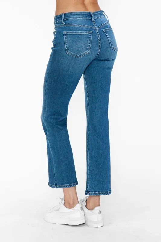 Full Size Cat's Whiskers Mid Rise Ankle Jeans, image 10