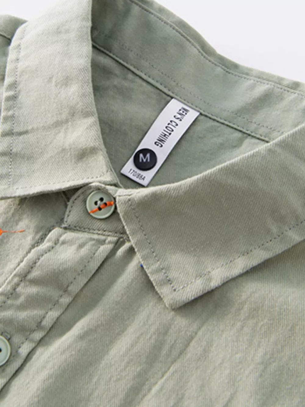 Men's Plus Size Button Up Short Sleeve Shirt, image 3