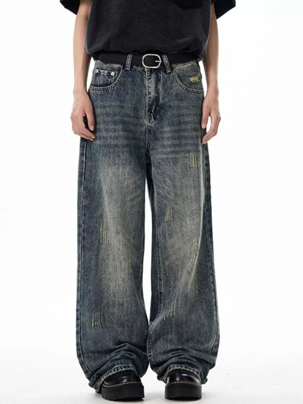 Men's Wide Leg Jeans, image 3
