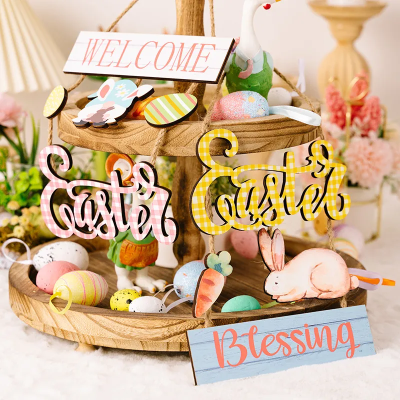 Easter Wooden Hanging Widget, image 2