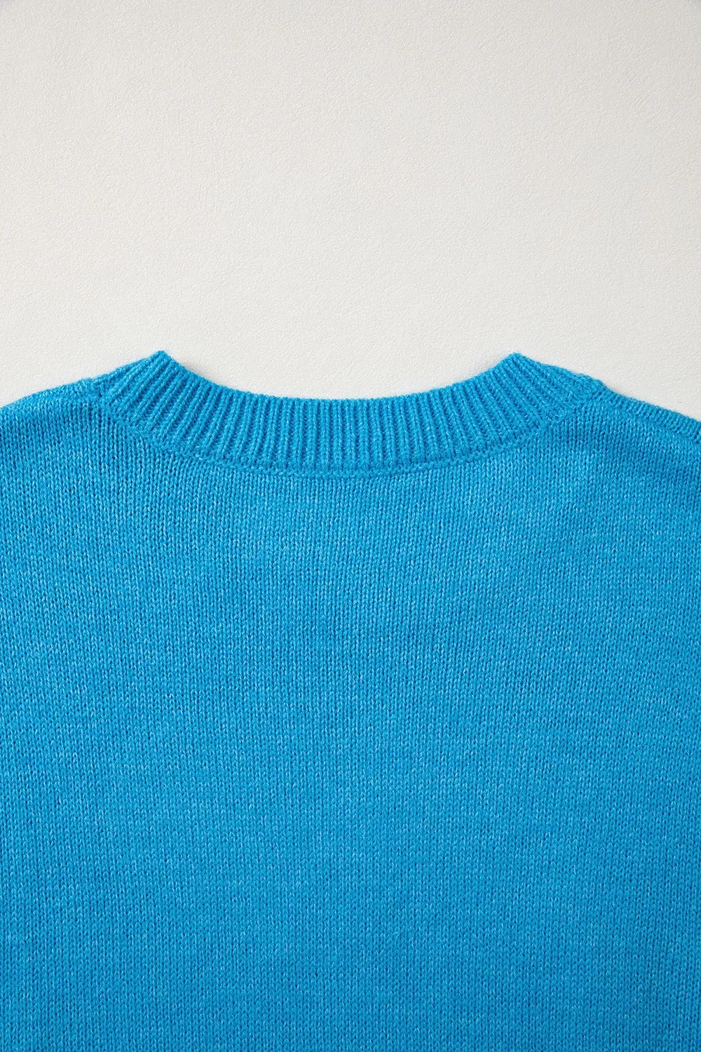 Western Embroidery Drop Shoulder Sweater, image 9