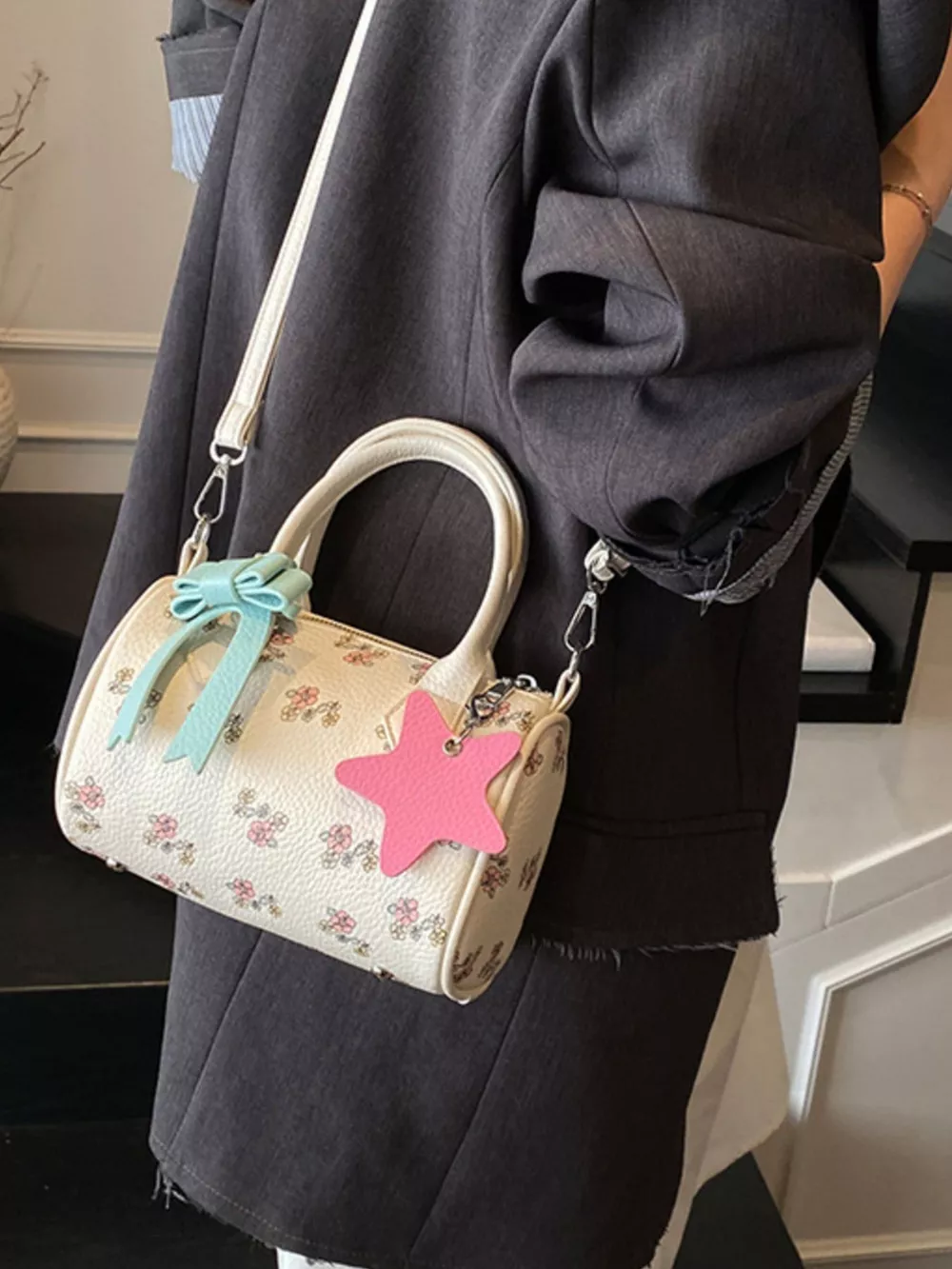 Floral Print Crossbody Bag, image 6