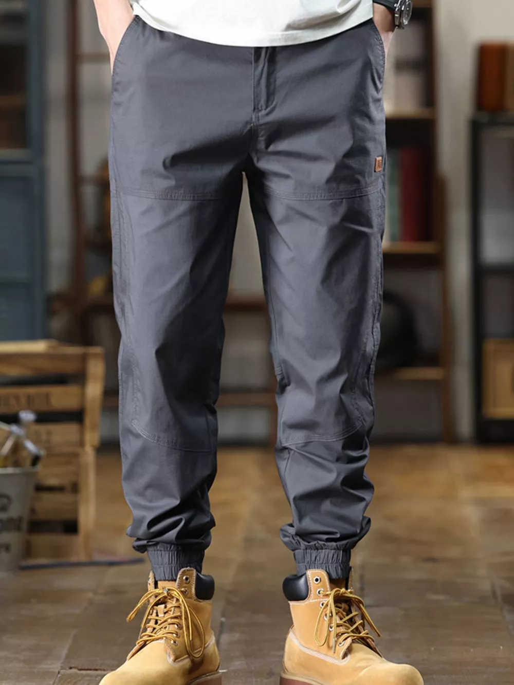 Men's Full Size Wide Leg Pants Plus Size, image 6
