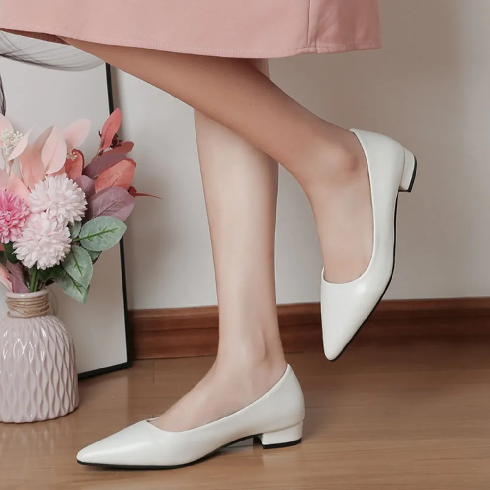 Pointed Toe Low Heel Pump, image 8