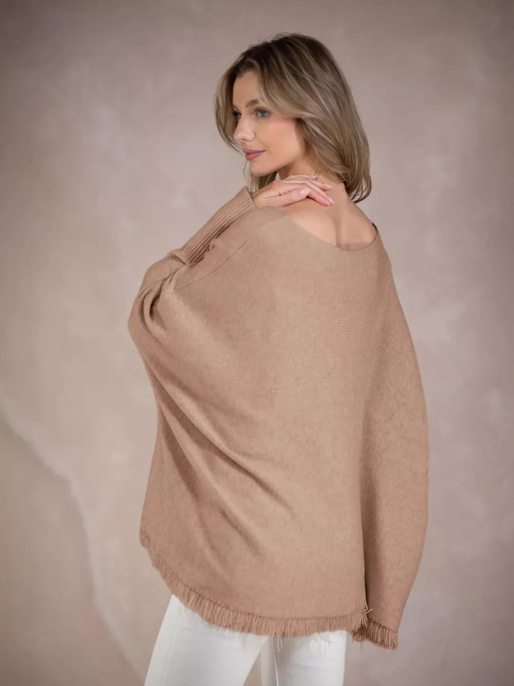 Raw Hem V-Neck Sweater, image 10