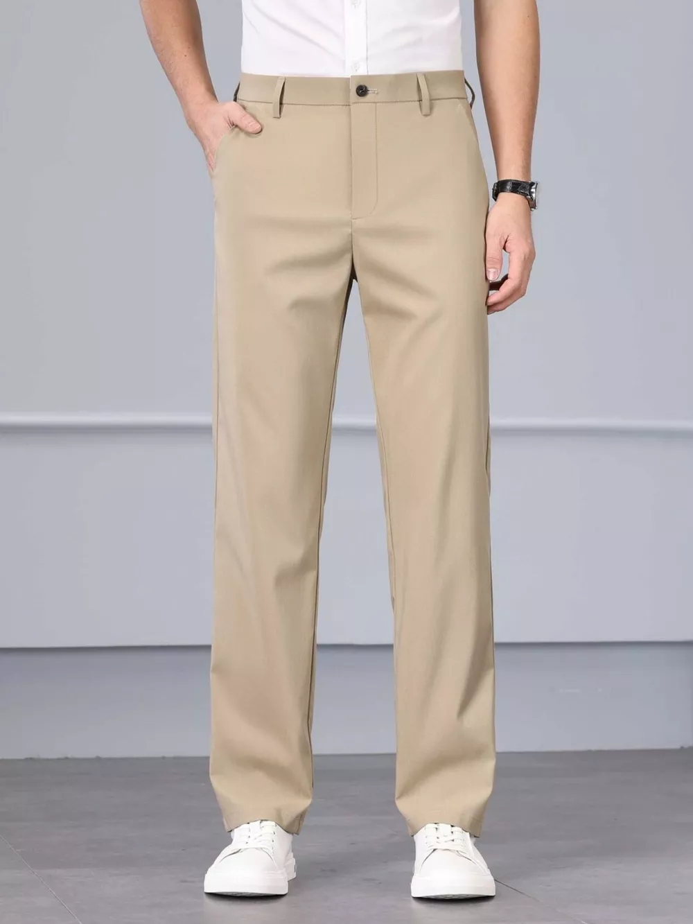Men's Casual Straight Leg Pants, image 3