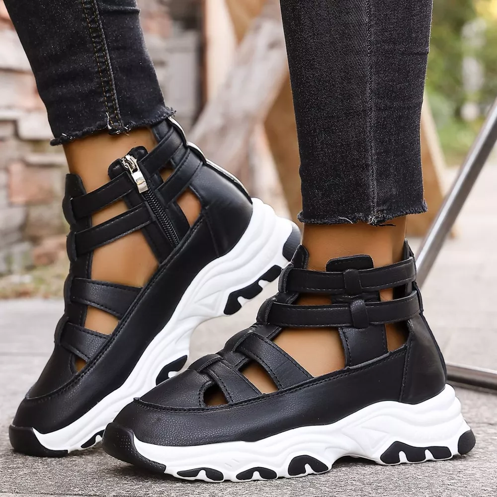 Cutout Platform Sneakers, image 3