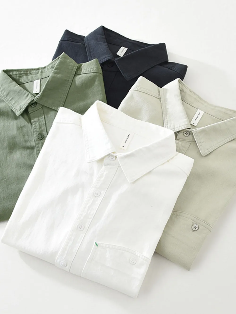 Men's Plus Size Button Up Long Sleeve Shirt, image 9