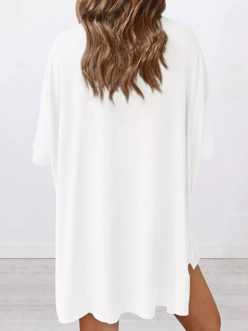 Full Size Half Sleeve T-Shirt and Shorts Set Plus Size, image 19