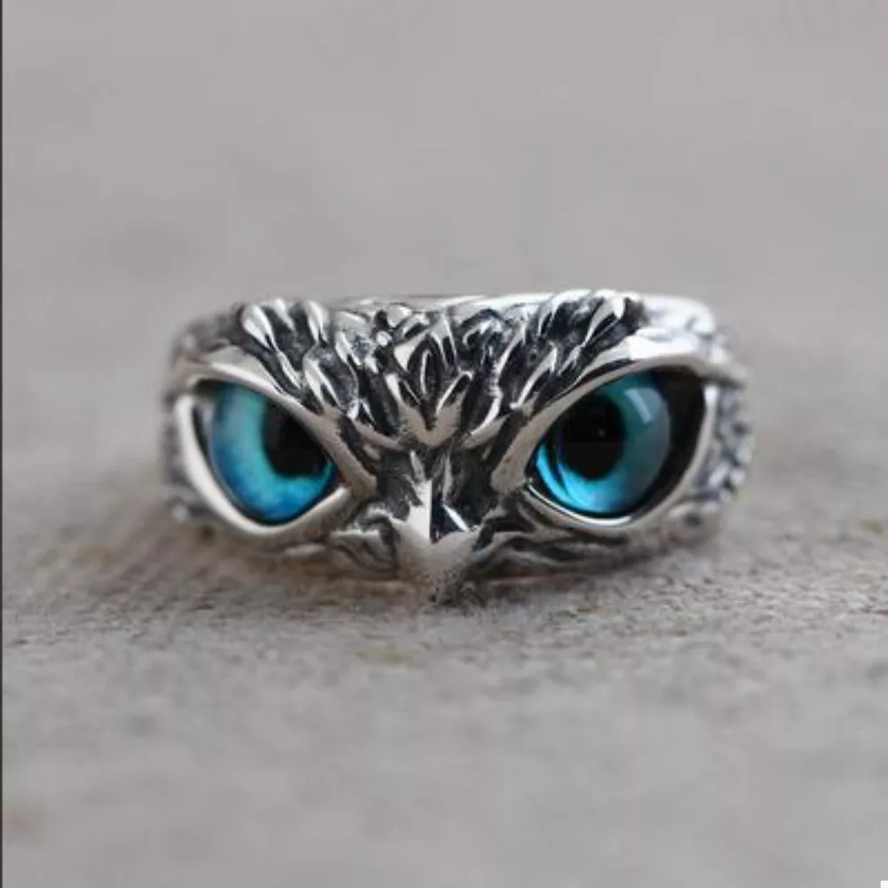Alloy Owl Eyes Ring, image 8