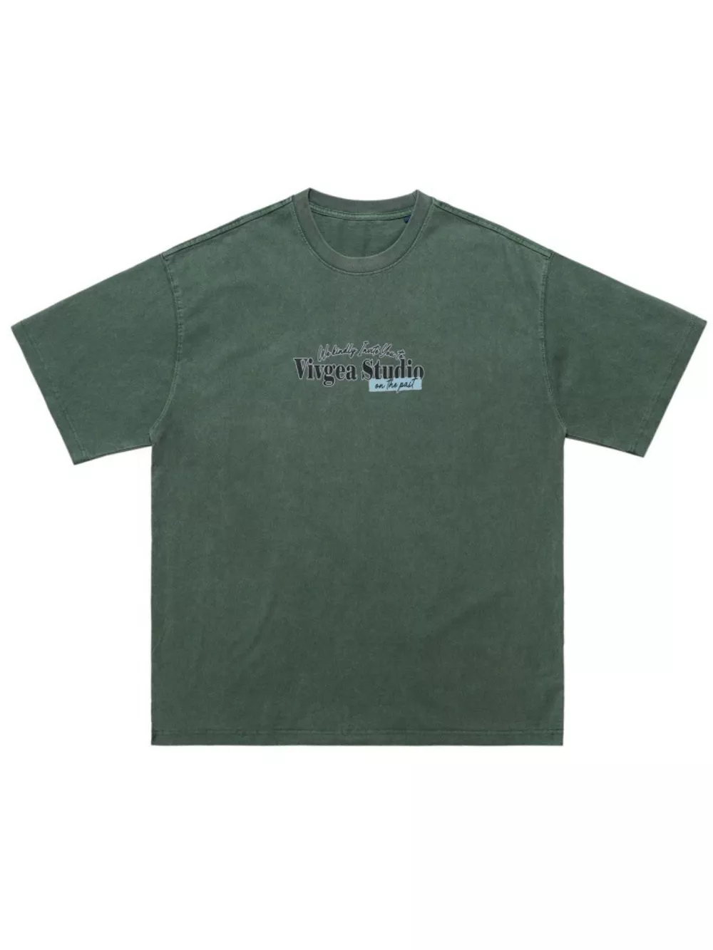 Men's Letter Round Neck Short Sleeve T-Shirt, image 7