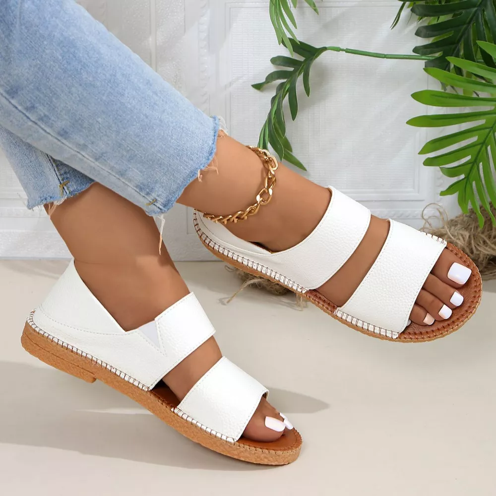 Open Toe Flats Sandals, image 7