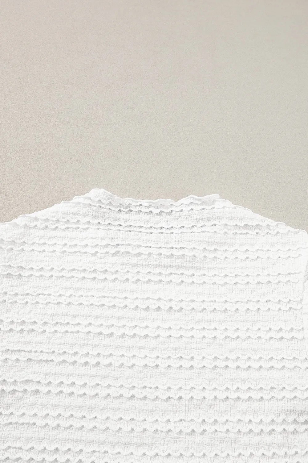 Long Sleeve Jacquard Slim Top, image 4