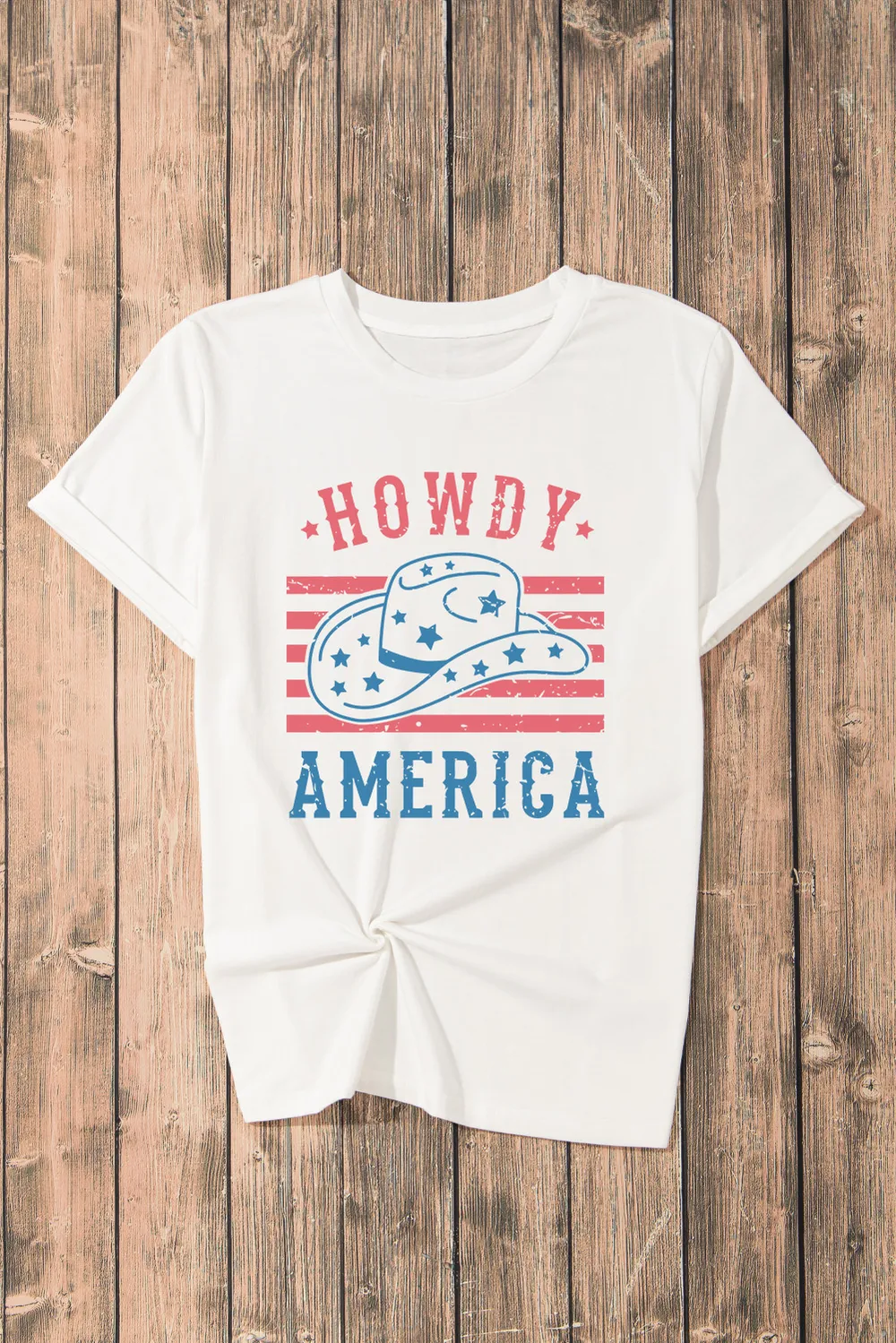 Graphic Round Neck Short Sleeve T-Shirt, image 3