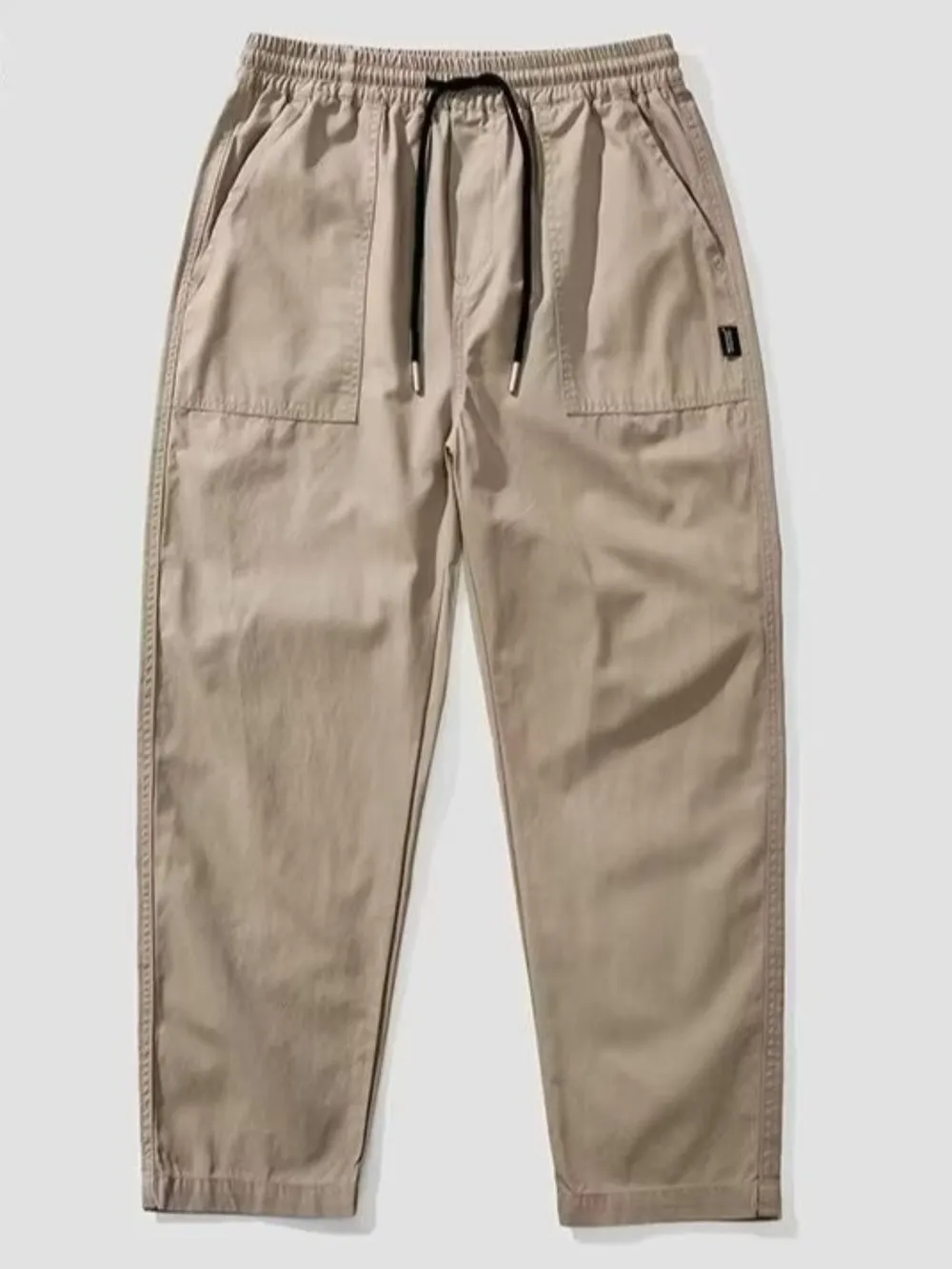 Men's Plus Size Drawstring Wide Leg Pants, image 2
