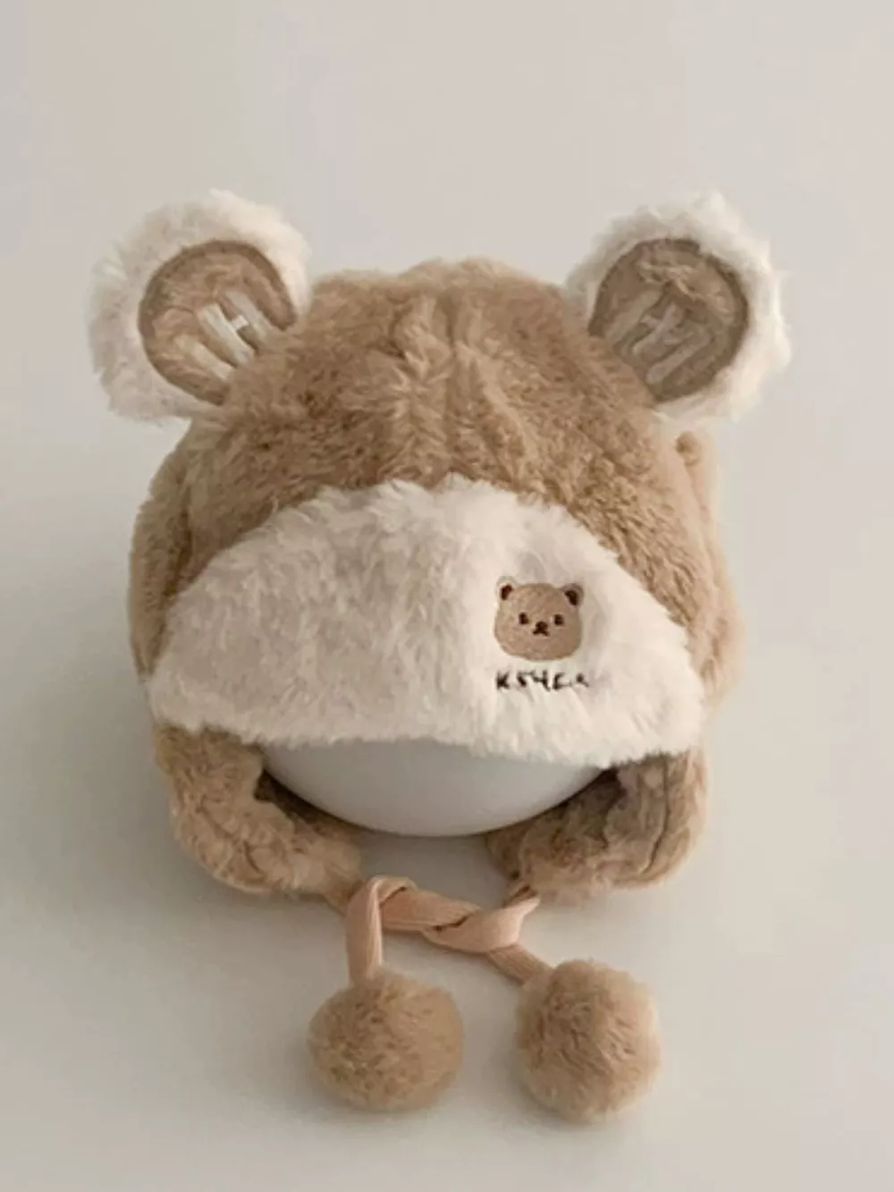 Children's Bear Ear Fluffy Hat, image 2