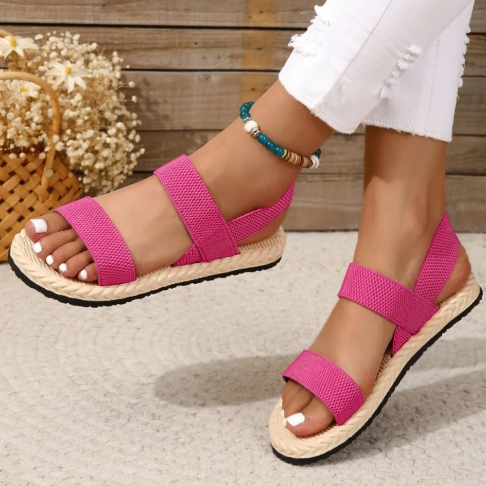 Open Toe Flat Sandals, image 8