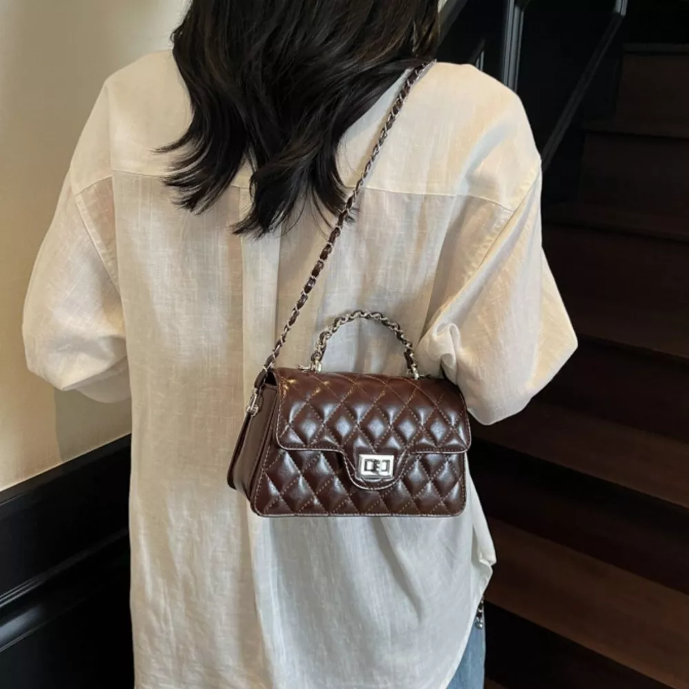 Quilted Flap Crossbody Bag, image 6