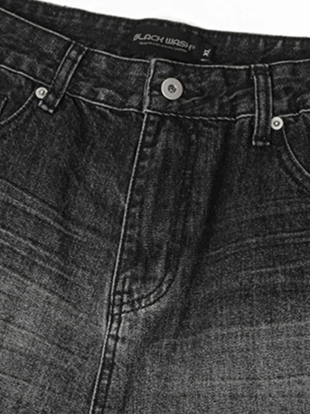Men's Distressed Wide Leg Jeans, image 6