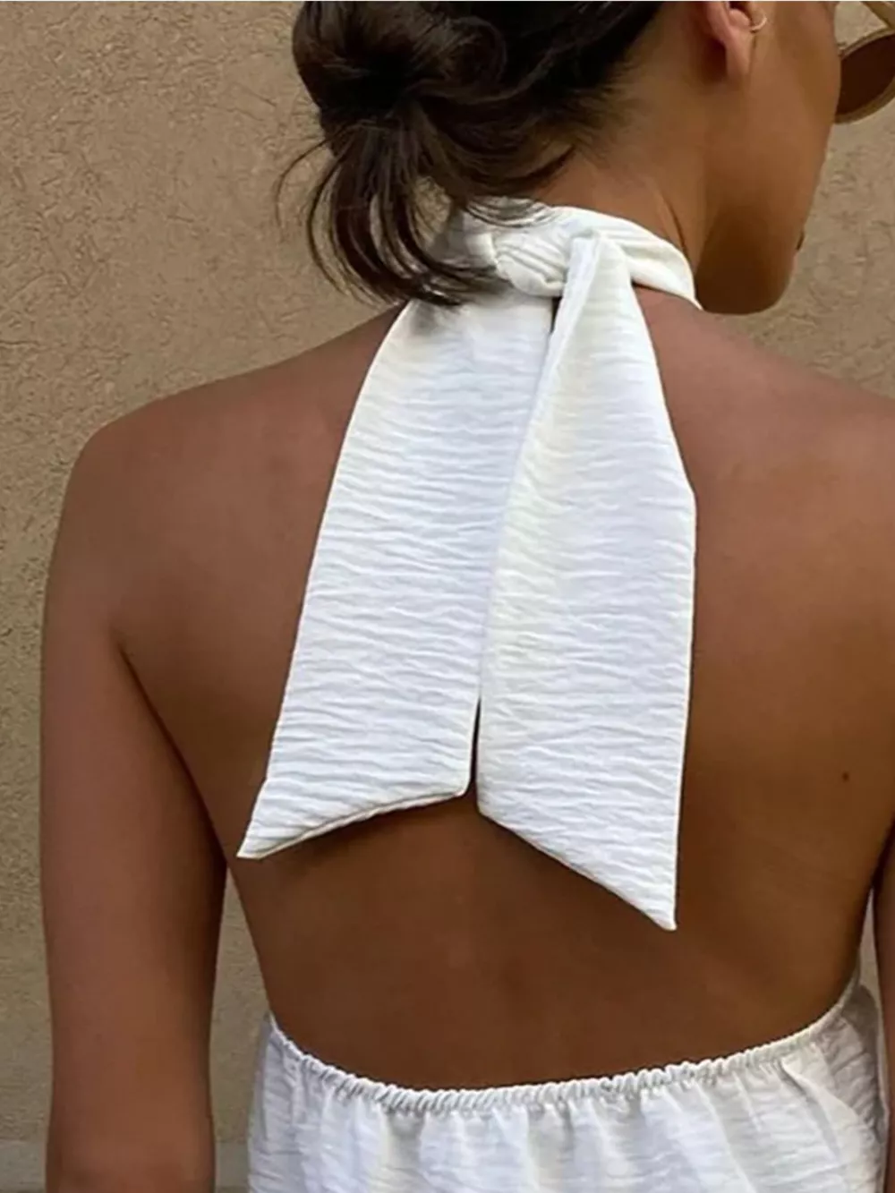 Knotted Halter Neck Cami, image 4