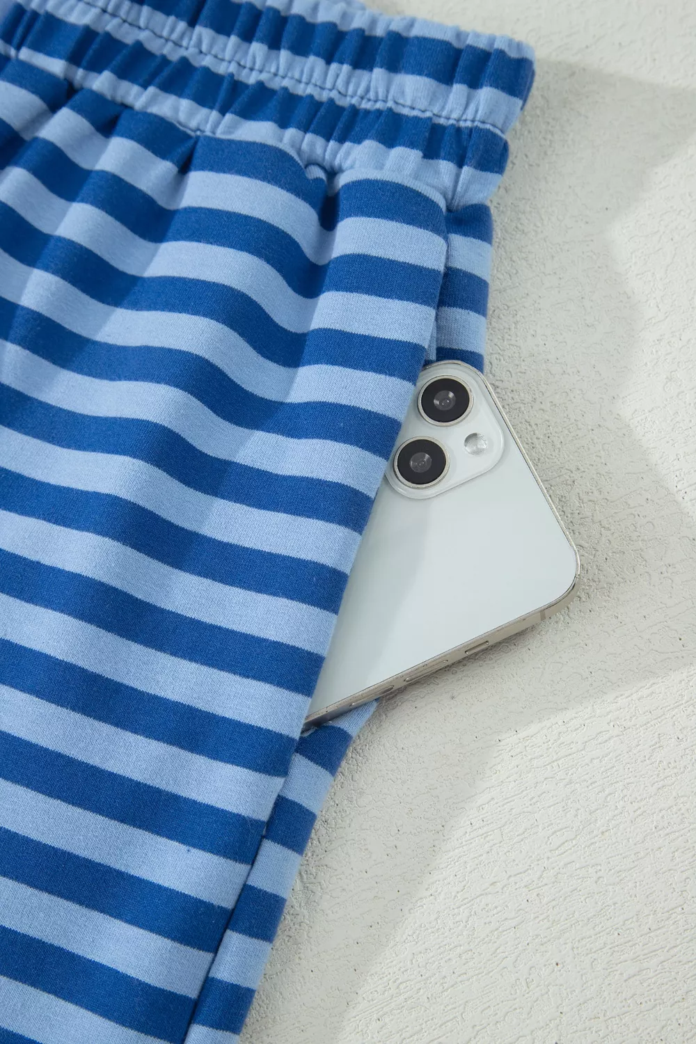 Striped Short Sleeve Top and Shorts Set, image 10