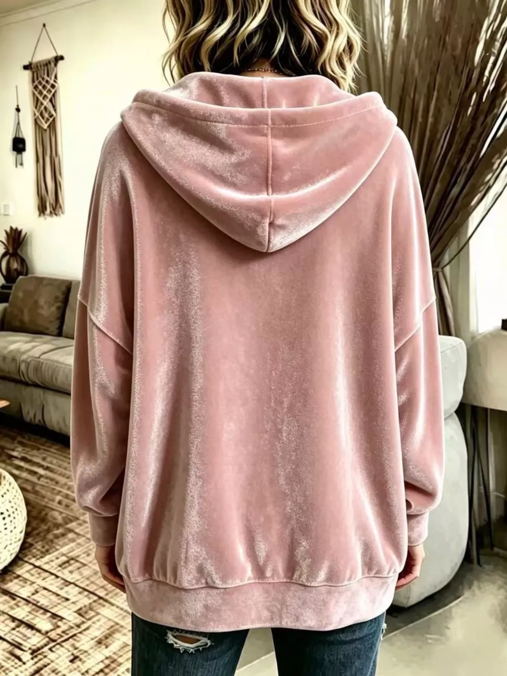 Full Size Casual Button-Down Hooded Outerwear Plus Size, image 18